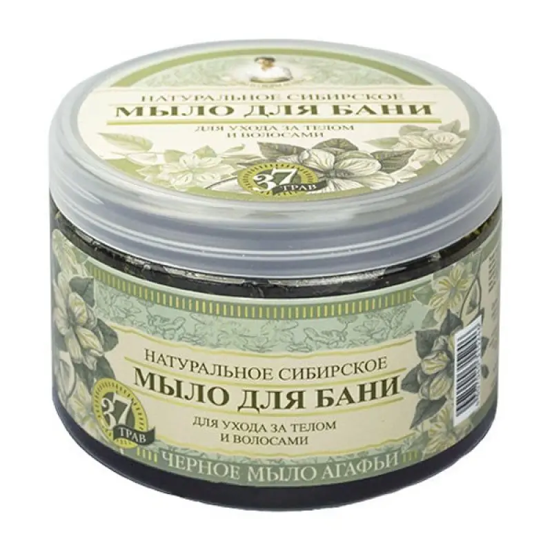 „Juodas“ sibiro muilas kūnui ir plaukams, 500 ml